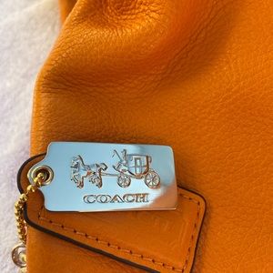 Perfect Condition Orange Coach Shoulder Bag